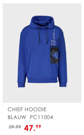 Chief hoodie blauw