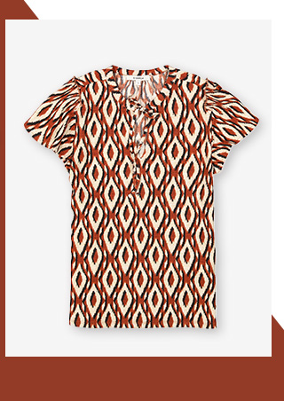 Top met print