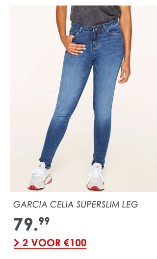 Garcia Celia super slim blue worn