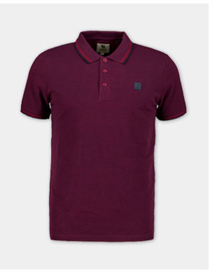 Bekijk Garcia polo bordeaux rood