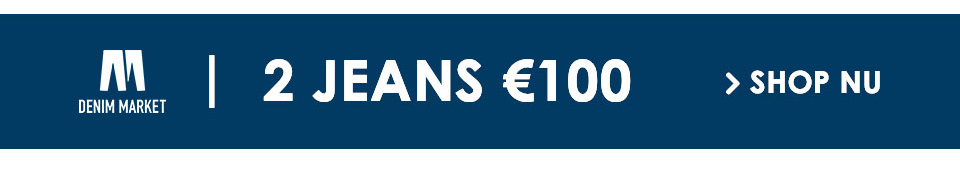 Shop nu 2 jeans voor 100.-