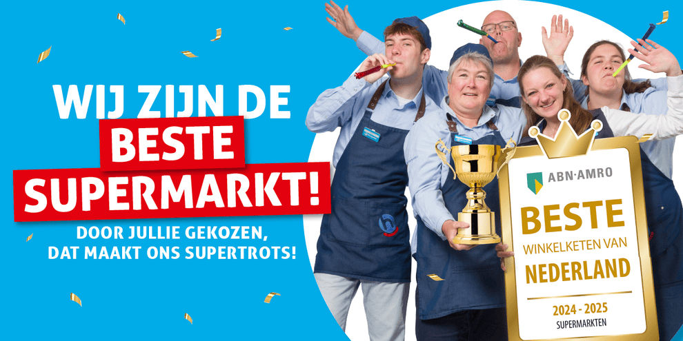 Wij zijn de beste supermarkt!