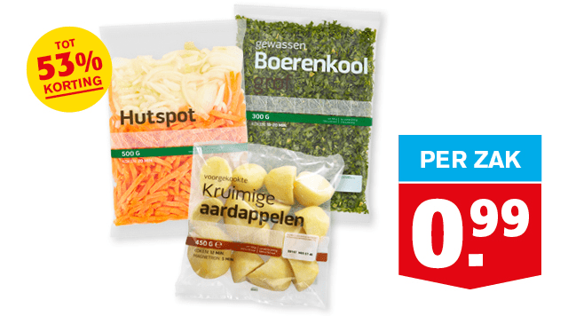 Boerenkool, hutspot of kruimige aardappelen