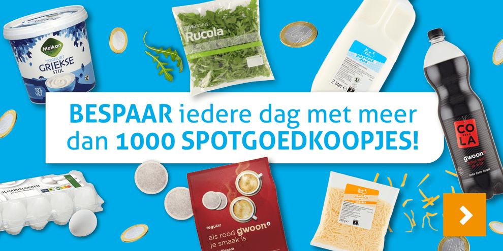 Bespaar iedere dag met spotgoedkoopjes