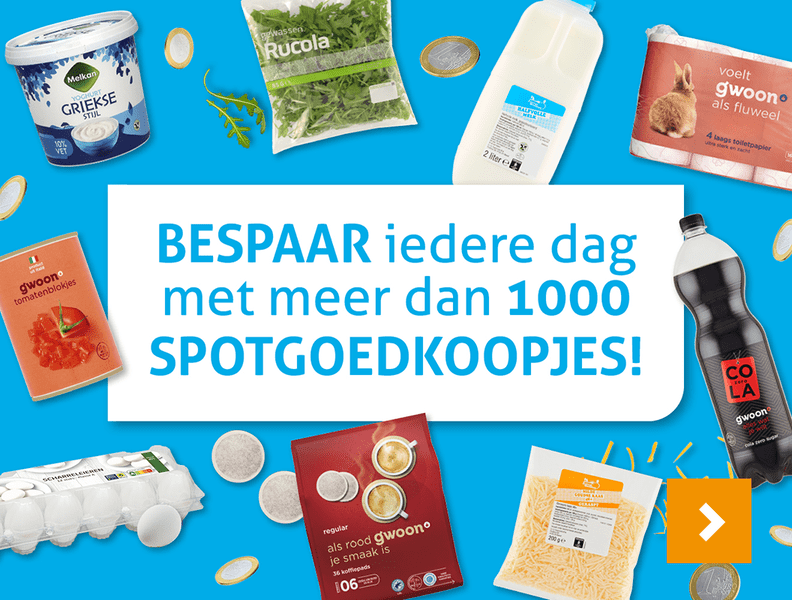 Bespaar iedere dag met spotgoedkoopjes