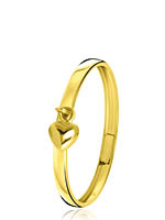 14 Karaat ring met dangle hart -50% korting