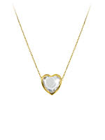 14 Karaat ketting met hart -50% korting