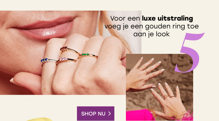 ringen met een luxe uitstraling