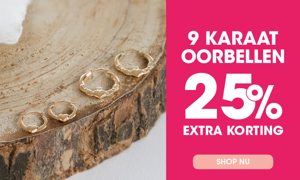 9 karaat oorbellen