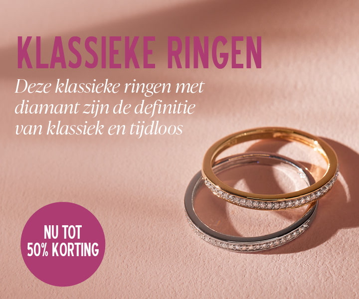 14 karaat gouden ringen met diamant