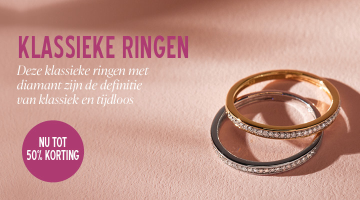 14 karaat gouden ringen met diamant