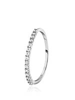 Zilveren ring met zirkonia -20% extra korting