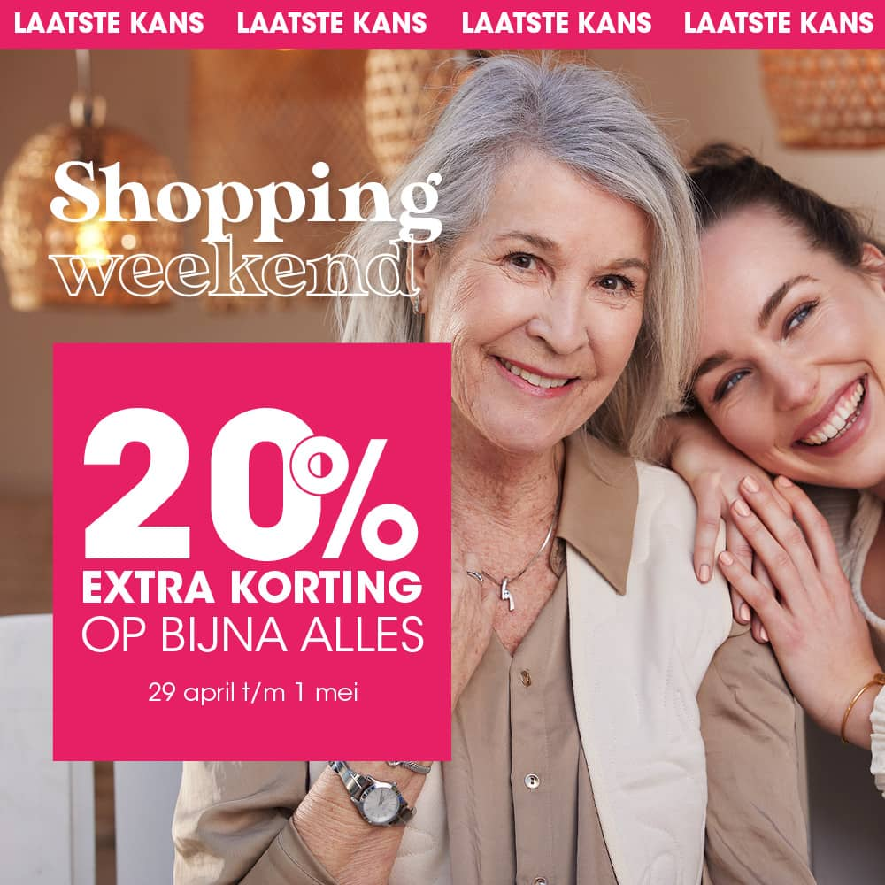 shoppingweekend actieblok