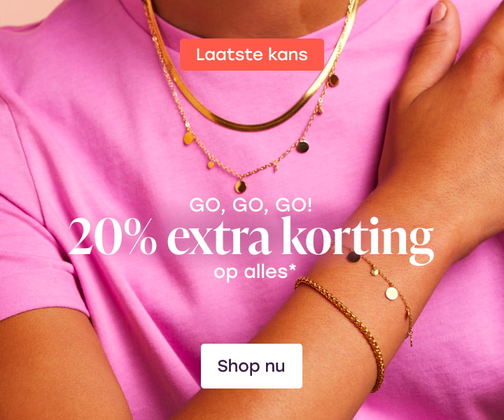 laatste kans op 20% extra korting op alles