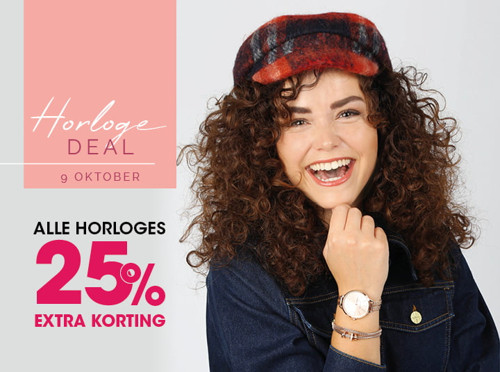 25% extra korting op horloges