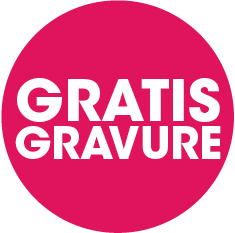 Label-Zilveren ketting met graveer disc