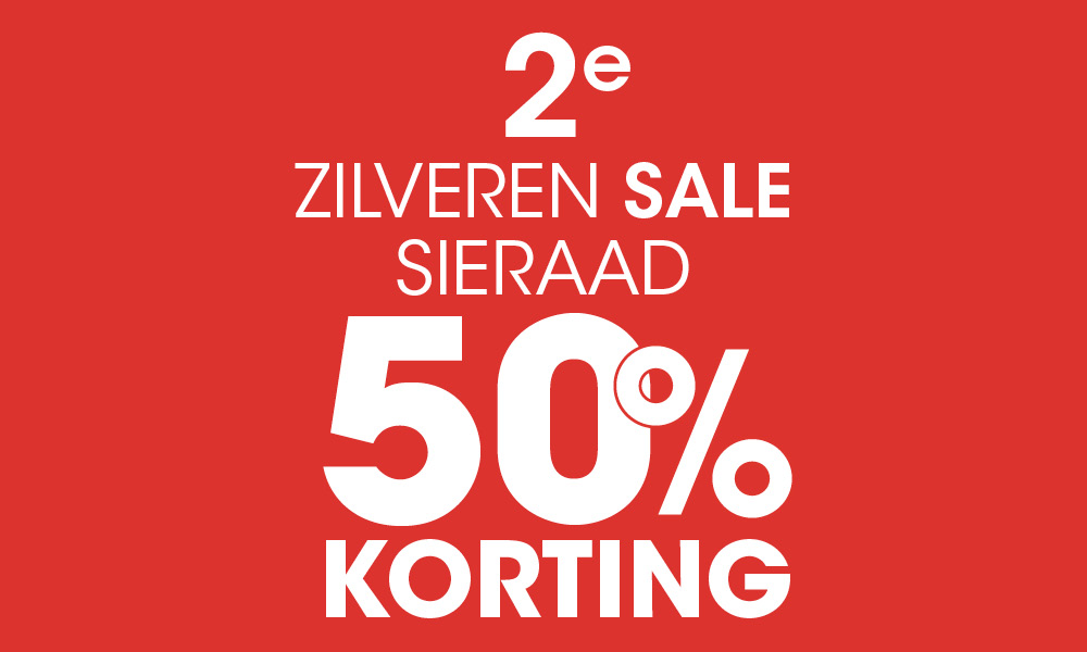 zilveren sale actieblok