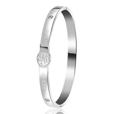 Guess stalen bangle 4G logo