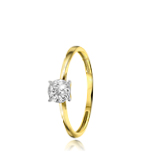 14 Karaat ring met diamant