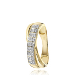 14 Karaat ring met diamant