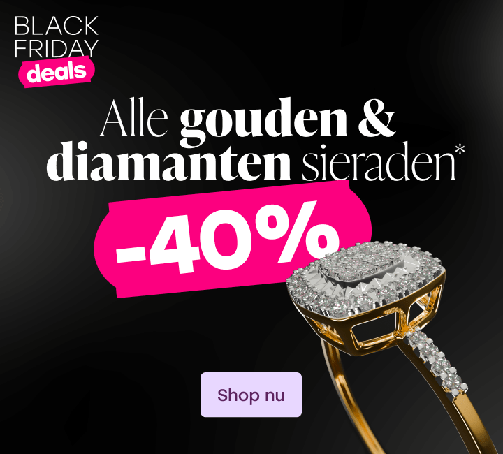 40% korting op alle goud en diamant