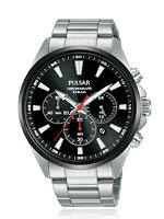 Stalen Pulsar heren horloge