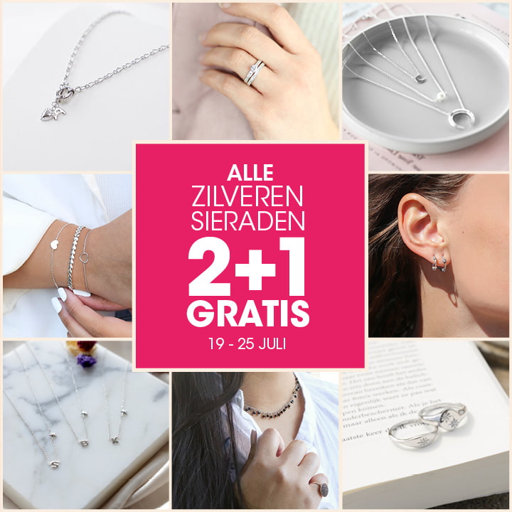 zilveren sieraden actieblok