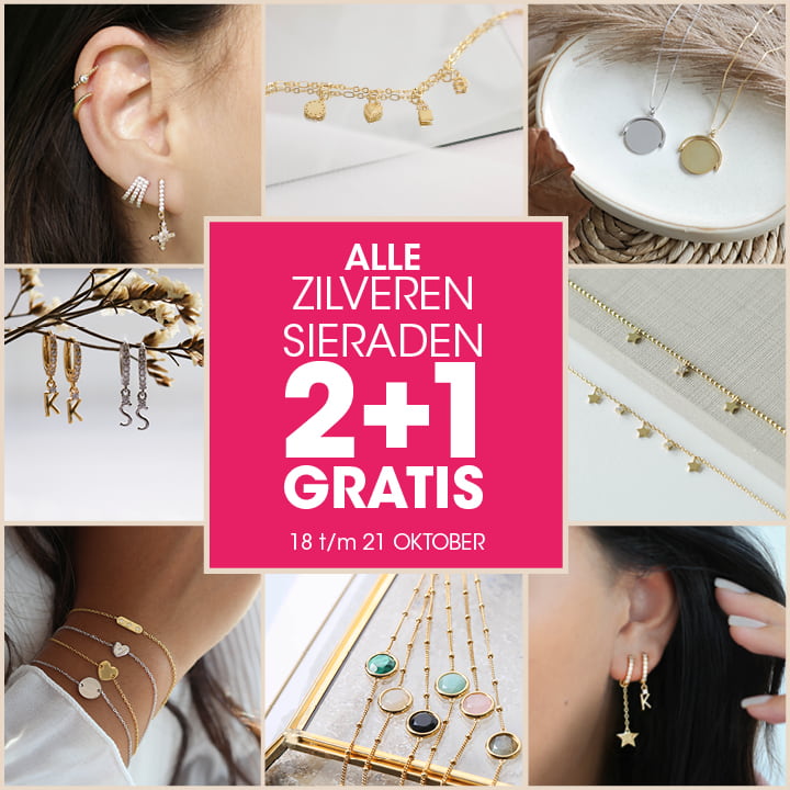 zilveren sieraden actieblok