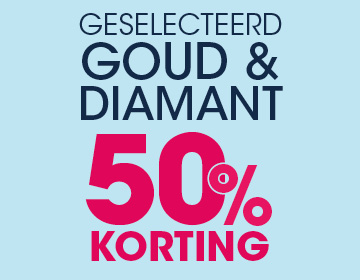 50% goud en diamant