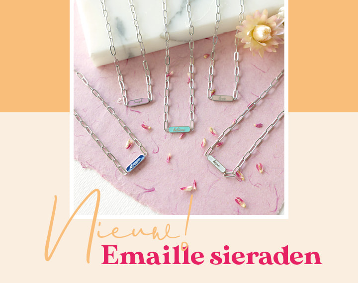 Emaille sieraden actieblok