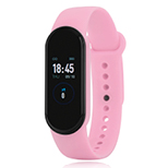 Marea smartwatch met een roze rubberen band