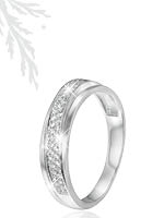 Zilveren ring met zirkonia -20% extra korting