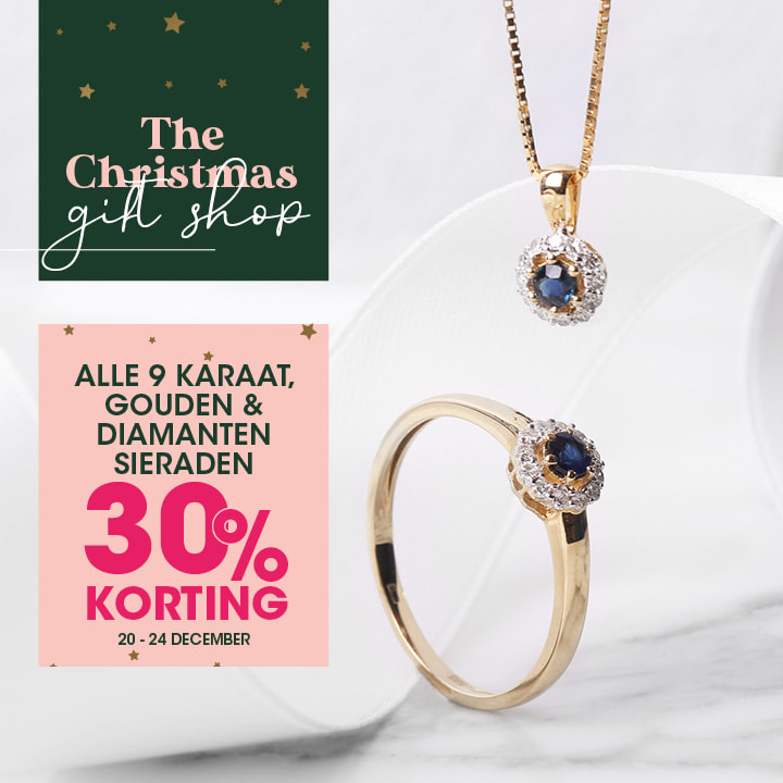 shopping weekend 9 karaat, goud en diamant