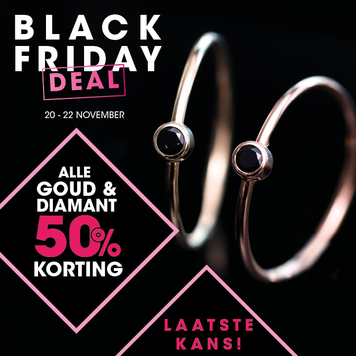 diamant en goud black friday deal actieblok