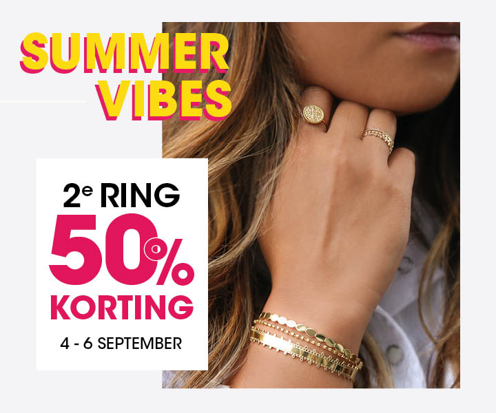 2e ring 50% korting