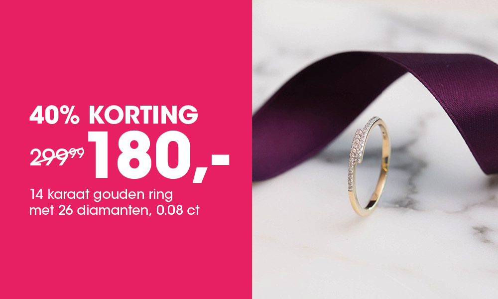 golden weekend 14 karaat ring