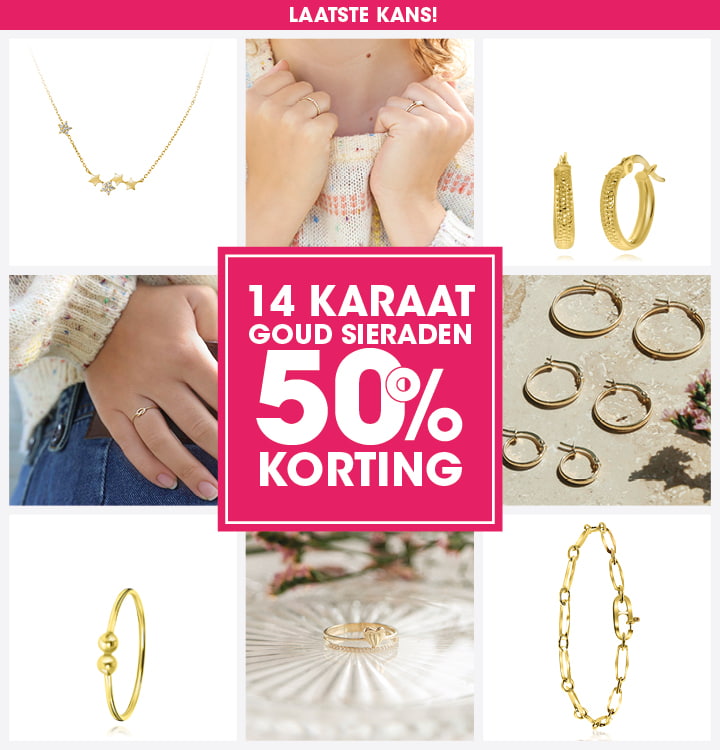 50% op 14 karaat