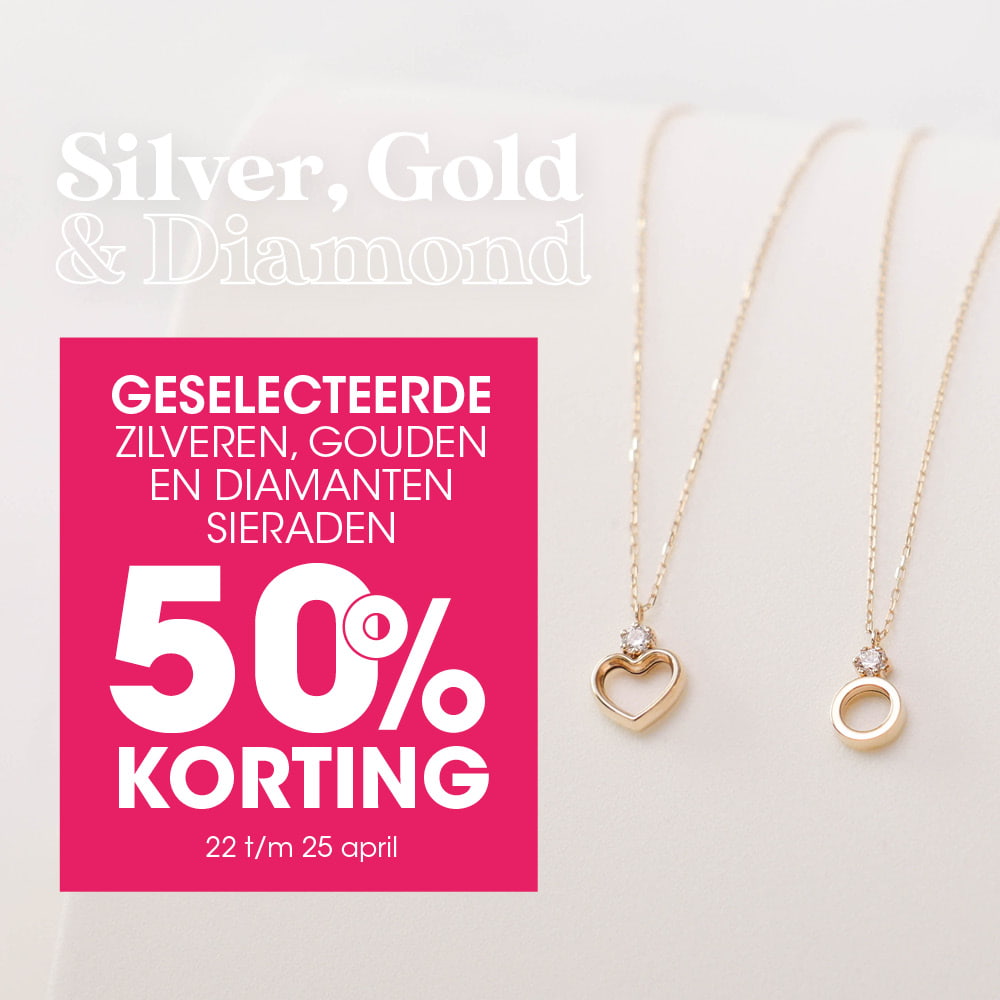 zilver. goud, diamant actieblok