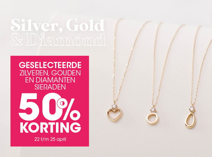 zilver. goud, diamant actieblok