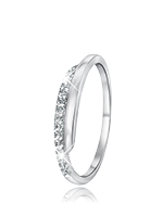 Zilveren ring met zirkonia -20% extra korting