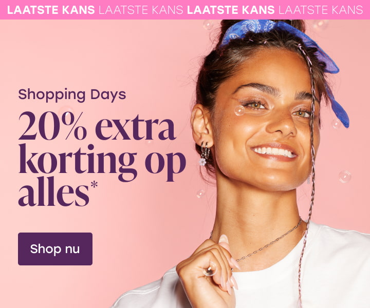 20 procent extra korting op alles