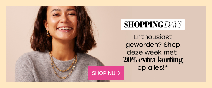 20% extra korting op alles