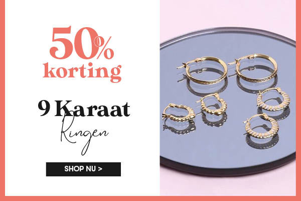 9 karaat oorbellen