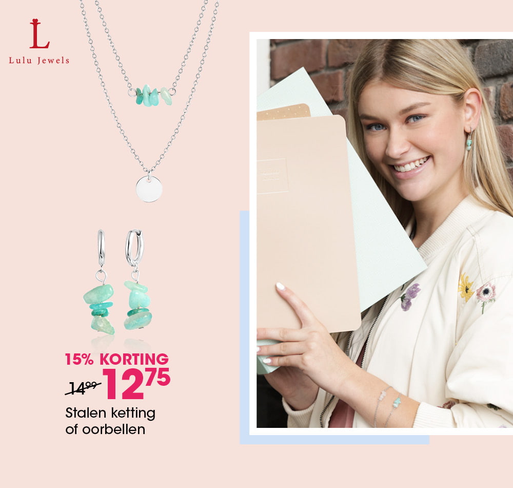 lulu ketting en oorbellen