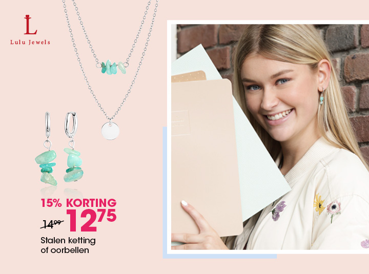 lulu ketting en oorbellen