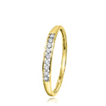 14 Karaat ring met diamant