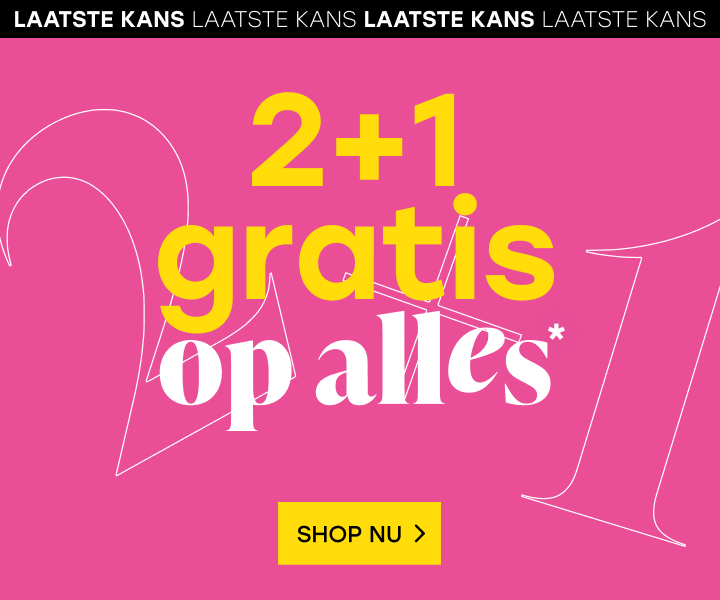 2+1 gratis op alles