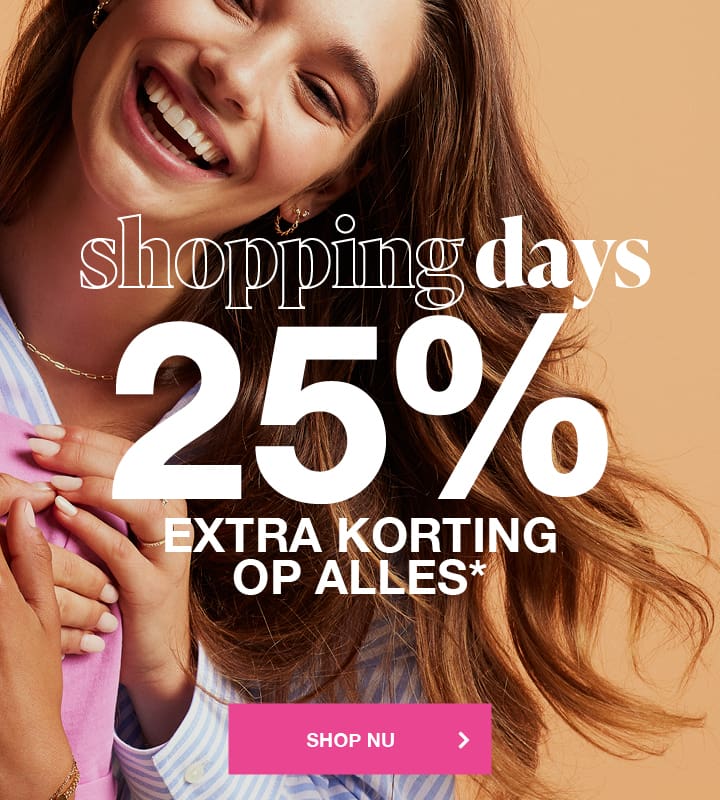 25% extra korting op alles