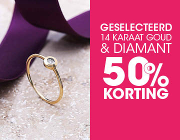 korting geselecteerd 14 karaat goud & diamant