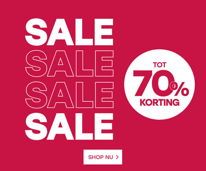 sale tot 70% korting